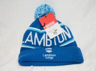 A blue Toque with the Lambton College logo - by BARDOWN.
100% Acrylic
