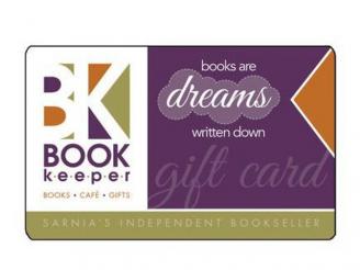  $50 gift certificate for The Book Keeper.