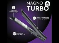 Magno Turbo Flat Iron to smooth, volumize, curl or wave hair