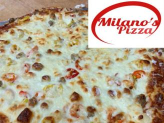  1 Large Deluxe Pizza from Milano's Pizzeria.