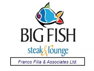  $100 Gift Card for Big Fish from Franco Filia & Associates Ltd. Sarnia.