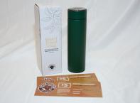 Insulated Loose Tea Travel Mug with Digital Temperature gauge. Also two $5 vouchers.