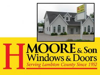  $400 Gift Card from H. Moore and Son Windows and Doors, Sarnia.