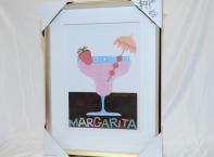 Block 34 #7 - Margarita Framed Print from Brushstrokes