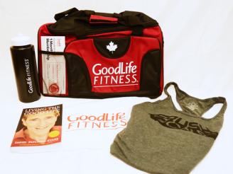  Goodlife Membership for 1 month, Healthy Eats Book +swag from Goodlife Fitness Clubs.