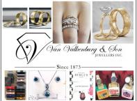 A Van Valkenburg gift certificate for any item in the store for $50. Van Valkenburg Jewellers in Forest Ontario since 1873.