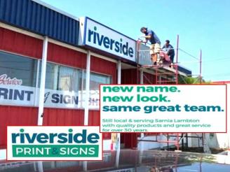  $100 Gift Card for design, print or signage service from Riverside Print and Signs.