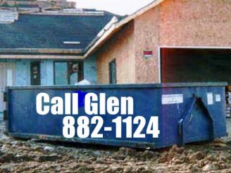  20 yd dumpster container with pick-up in Lambton County from Call Glen Disposal.