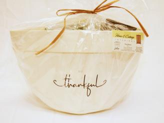  Gift Basket including $50 GC from Home & Cottage Interiors.