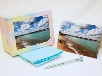  Box of 12 blank Greeting Cards of Lake Huron (Sylvia Rose) from A Friend of Rotary.