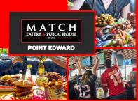 Block 50 #6 - $50 Gift Card to Match Restaurant from Match Eatery & Public House, Point Edward