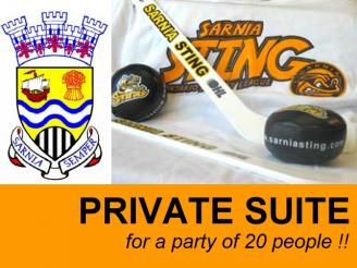  Community Suite (20) at PAS Arena on Feb 19/24 -  Sting vs Soo from City and Sting.
