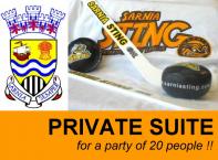 Block 52 #5 - Community Suite (20) at PAS Arena on Feb 19/24 -  Sting vs Soo from City and Sting