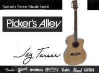 A great Jay Turser Full Size Guitar. .Jay Turser JTA-524D-CE-N Concert Body Acoustic-Electric Guitar with Preamp (Natural)