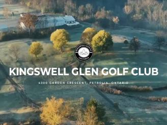  Foursome of Golf with carts at Kingswell Glen.