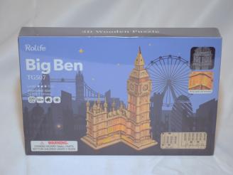  A Rolife 3D Wooden Puzzle (Big Ben) - 220 piece puzzle from A Rotarian.