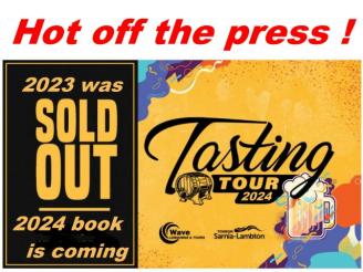  2024 Tasting Tour Book from Blackburn Radio. Hot off the press.