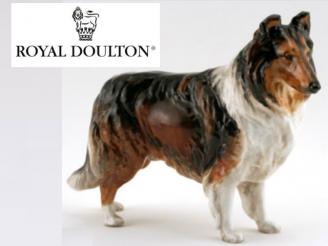  Rare Discontinued Collie HN1058  Royal Doulton Dogs.