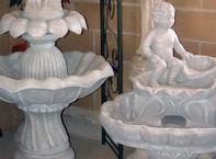Bird bath. Several styles to choose from. Natural colour