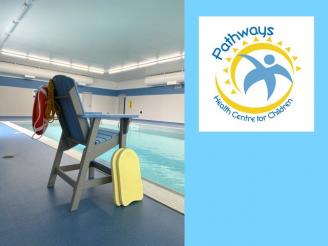  Pool Party for one hour (up to 20 people) from Pathways Health Centre for Children.