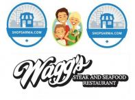 Two $25 Gift Certificates for Waggs Restaurant