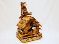 Canadian geese decorated beautiful BIRD HOUSE
